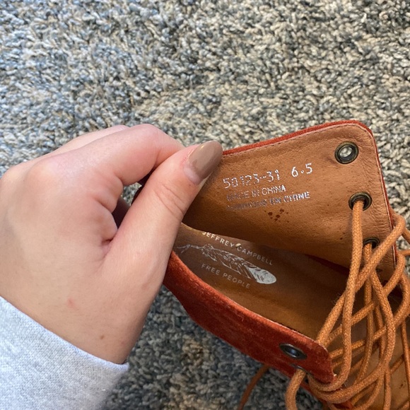 Burgundy sandals! Free people- Jeffery Campbell - Picture 2 of 2